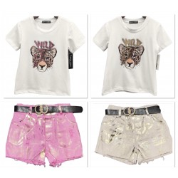 Be wild t-shirt in 4 kleuren
